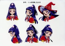 A colored settei for Izayoi Liko's civilian form facial expressions