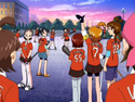 Nagisa's team is practicing Lacrosse