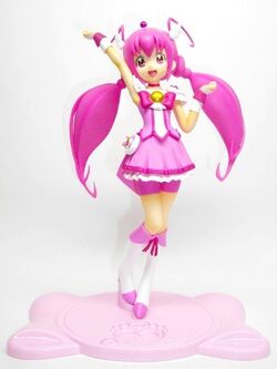 S.H.Figuarts Smile PreCure! Glitter Force Cure Happy Action Figure Pink  BANDAI