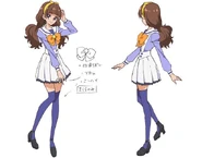 Boceto del uniforme de Kirara