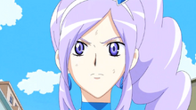 Cure Berry injured and angry face