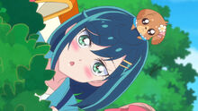 Kokone quietly gasps