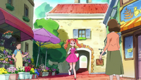 Ichika tells the town folks about her plans to bake today