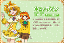 Cure Pine's profile from Minna de Utau♪ Kiseki no Mahou!