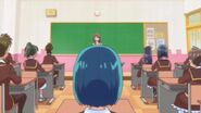 El salón de clases de Yui, Kokone y Ram