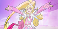 Cure Heart performs, My Sweet Heart, in Pretty Cure Online.