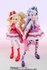 Cure Macherie and Cure Amour holding hands