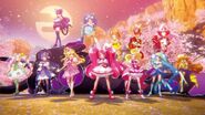 Las 12 Pretty Cure Dream Stars.