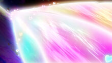 The energies combine to become one