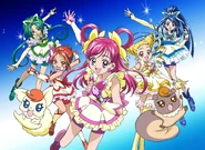Primer visual de Yes! Pretty Cure 5.