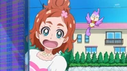 Haruka y Aroma observando a Miss Shamour