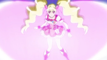 Cure Peach during Lucky Clover Grand Finale