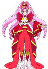 Cure Scarlet's Mode Elegant (Phoenix) profile from Asahi's website