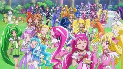 La fiesta de las Pretty Cure