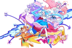 Encabezado de Hirogaru Sky! Pretty Cure (con Cure Majesty)