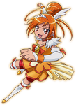 Cure Sunny's Smile Pretty Cure! Movie poster pose