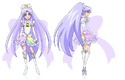 Official profile of Cure Fortune in her Innocent Form.