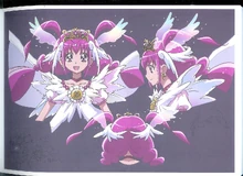 Concept art of Ultra Cure Happy in the movie