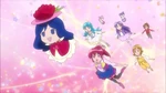 TsumugiAndEveryone.png (1.51 MB) The Tsumugi doll leading the Cures, the mascots and Seiji to the Doll Kingdom