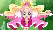 Flora luchando contra el Zetsuborg