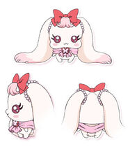 Milk in a dress from Yes! Pretty Cure 5: Kagami no Kuni no Miracle Daibouken!