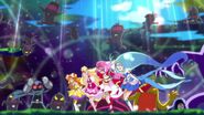 Las Go! Princess Pretty Cure aparecen al llamado de las HUGtto! Pretty Cure en el episodio 37