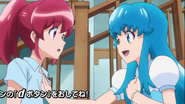 Hime explicando a Megumi sobre los pensamientos inocentes