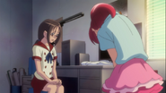 Megumi se disculpa con Mami por lavar su bata