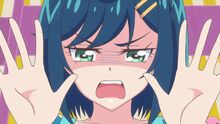 Kokone plays peek-a-boo