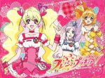 Fresh Pretty Cure! Official art of the trio