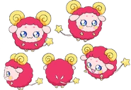 Fuwa en su forma Aries.