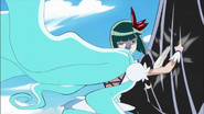 Dark Pretty Cure esquiva evade a Marine