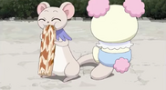 Chiffon gave Tarte a fish paste roll