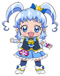 Perifiles de Chibi Cure Princess en HUGtto! Pretty Cure♡Futari wa Pretty Cure Recuerdos de All Stars