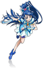 Visual of Cure Aqua from Yes! Precure 5 GoGo!