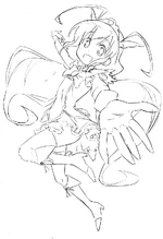 Masahiro Anbe, mangaka of Ika Musume, pays tribute to Pretty Cure with an illustration of Cure Happy