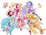 Perfil de HUGtto! Pretty Cure en HUGtto! Pretty Cure♡Futari wa Pretty Cure: Recuerdos de All Stars.
