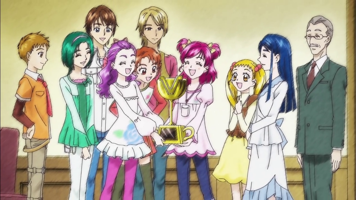 Precure Allstars - Yes! Precure 5 GoGo! - Akimoto Komachi - Kasugano Urara  - Kokoda Kouji - Mimino Kurumi - Minazuki Karen 