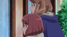 Nodoka and Hinata can't see Chiyu in the inn