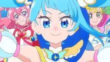 Sky leads the other two Cures