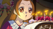 DDPC42-Aguri blows out the candles on the birthday cake