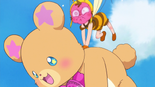 Chikurun carries Mofurun while flying
