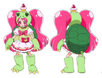 Bluray art gallery: Cure Whip's turtle form