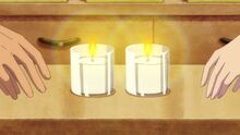 Orie and Honoo's candles