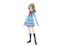 Minamino Kanade's school uniform profile from Toei Animation's website