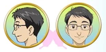 Washio's faces from the official Yes! PreCure 5 site