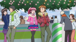 Megumi and Seiji chatting.