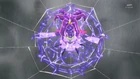 Sparda magic circle appears on her web