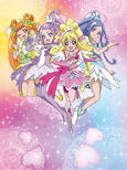 Official art featuring the original quartet