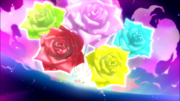 YP5GG Rainbow Roses while attacking